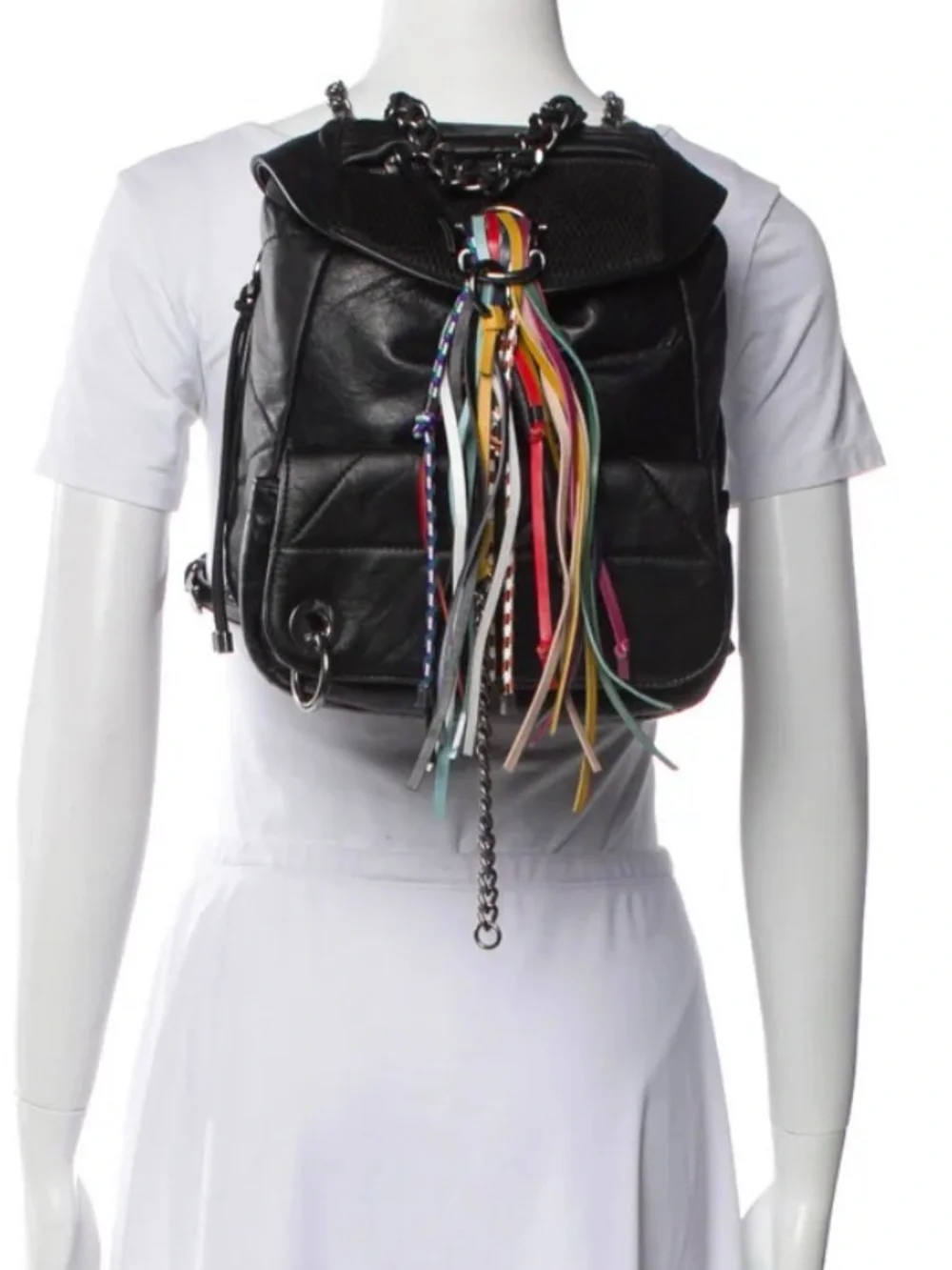 Diesel | Chain-linked Leather Backpack - Picture 5 of 6